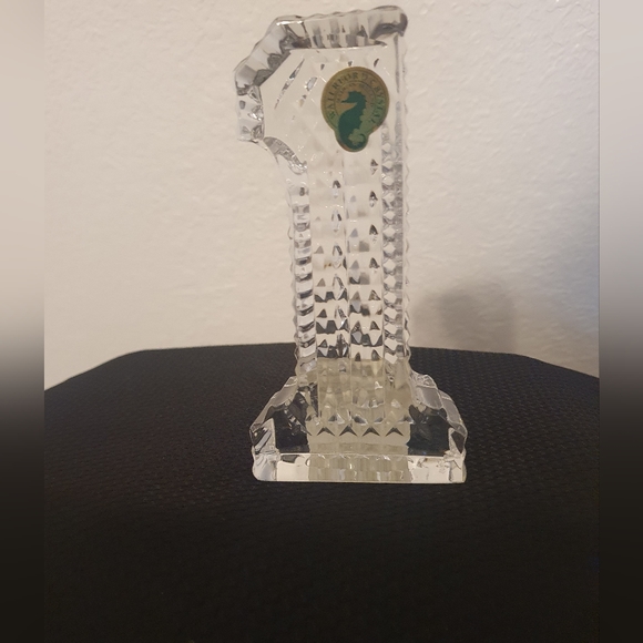 Waterford Crystal Art Waterford Number One Paperweight Poshmark